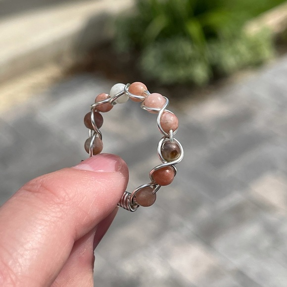 Marble/crystal rings - Picture 2 of 4